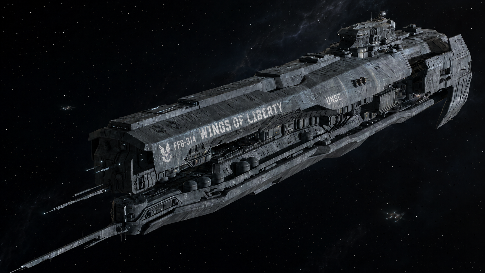 UNSC FFG-314 Wings of Liberty — Strident-class heavy frigate